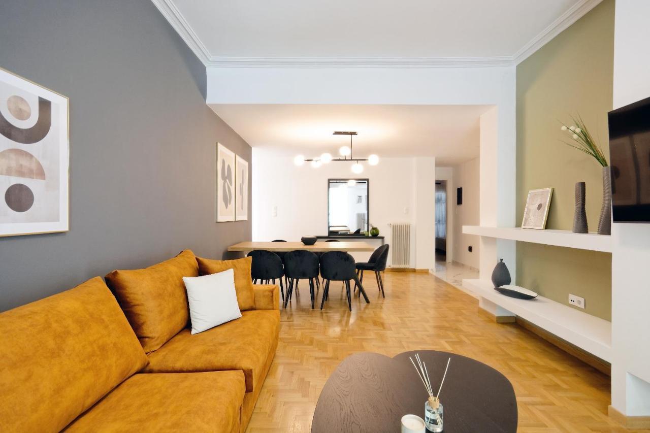 Elegant Big Apartment In Athens Center With Balcony Zewnętrze zdjęcie