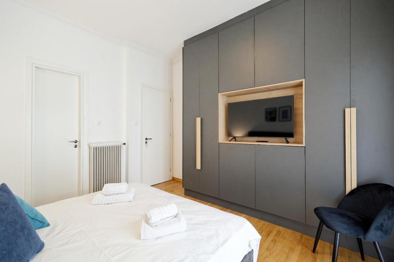 Elegant Big Apartment In Athens Center With Balcony Zewnętrze zdjęcie
