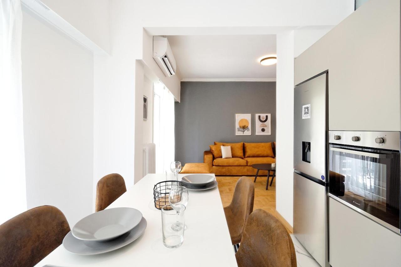 Elegant Big Apartment In Athens Center With Balcony Zewnętrze zdjęcie