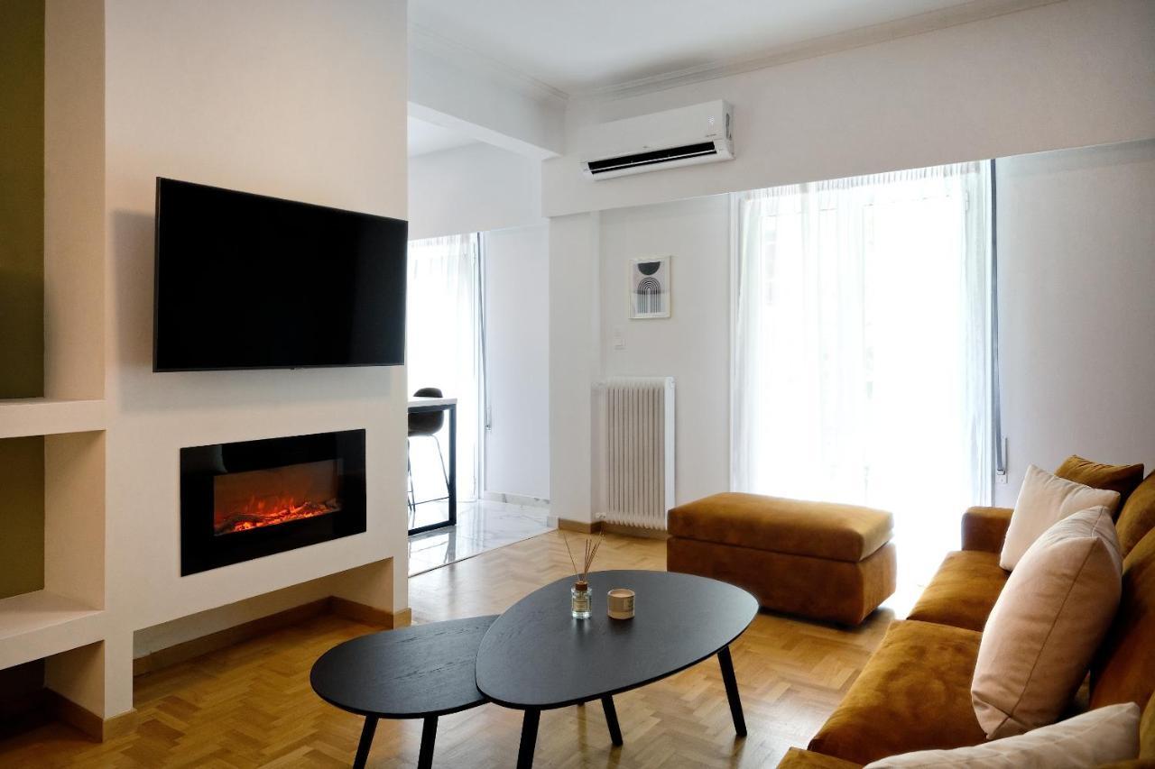Elegant Big Apartment In Athens Center With Balcony Zewnętrze zdjęcie